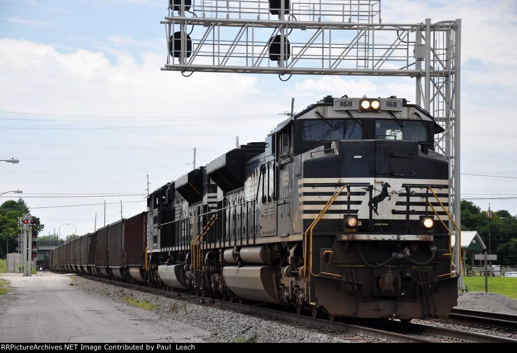 Eastbound loaded coal train